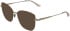 Lacoste L2323 sunglasses in Rose Gold/Brown