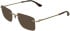 Lacoste L2324 sunglasses in Matte Gold