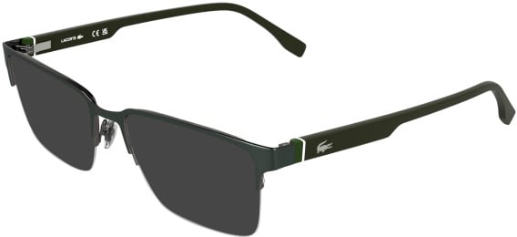 Lacoste L2326 sunglasses in Matte Green