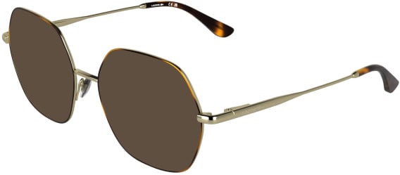 Lacoste L2327 sunglasses in Gold Havana