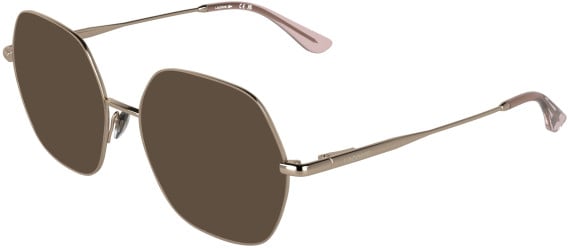 Lacoste L2327 sunglasses in Rose Gold