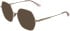 Lacoste L2327 sunglasses in Rose Gold