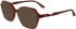 Lacoste L2988 sunglasses in Transparent Red