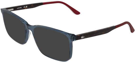 Lacoste L2993-54 sunglasses in Transparent Navy