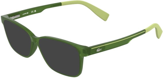 Lacoste L3664 sunglasses in Transparent Green Lumi