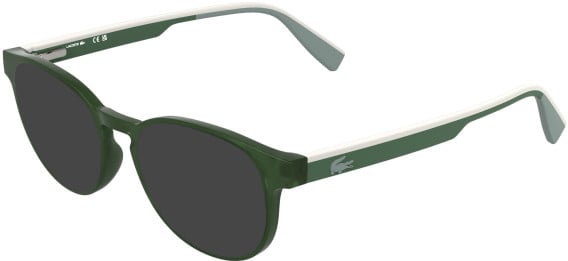 Lacoste L3666 sunglasses in Transparent Khaki Lumi