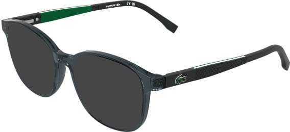 Lacoste L3667 sunglasses in Transparent Grey