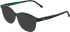 Lacoste L3667 sunglasses in Transparent Grey
