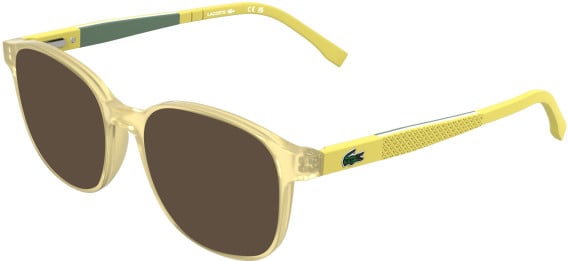 Lacoste L3667 sunglasses in Transparent Lemon Lumi