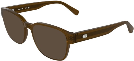 Lacoste L4012 sunglasses in Transparent Brown