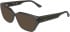 Lacoste L4014 sunglasses in Transparent Dark Grey