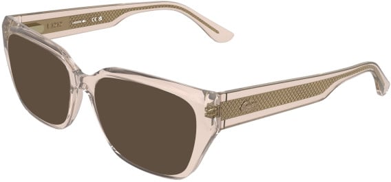 Lacoste L4014 sunglasses in Transparent Peach