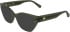 Lacoste L4015 sunglasses in Transparent Sage