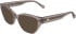 Lacoste L4015 sunglasses in Transparent Mauve