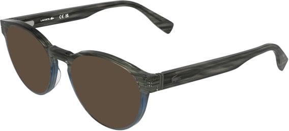 Lacoste L4023 sunglasses in Striped Gradient Grey/Blue