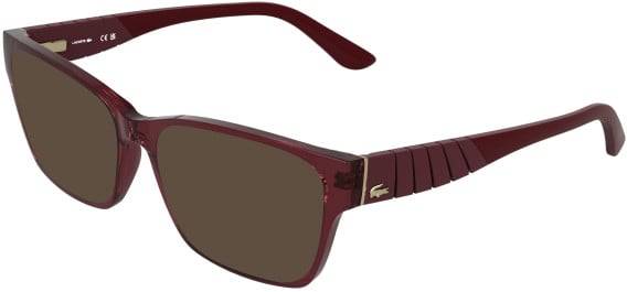 Lacoste L4024 sunglasses in Transparent Burgundy