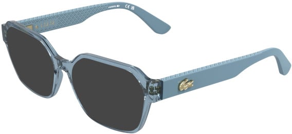 Lacoste L4025 sunglasses in Transparent Azure