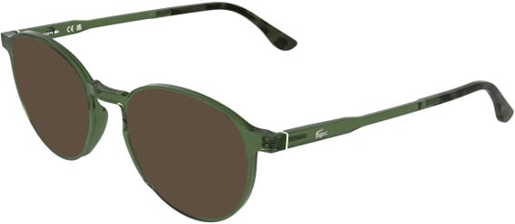 Lacoste L4027 sunglasses in Transparent Khaki