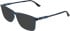 Lacoste L4028-55 sunglasses in Transparent Blue