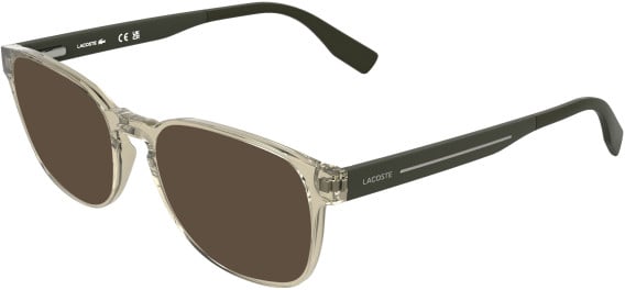 Lacoste L4029 sunglasses in Transparent Beige