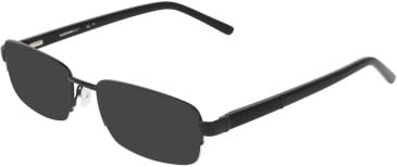 Marchon NYC M-2046 sunglasses in Satin Black
