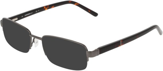 Marchon NYC M-2046 sunglasses in Satin Dark Gunmetal