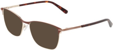 Marchon NYC M-4036 sunglasses in Brown/Gold