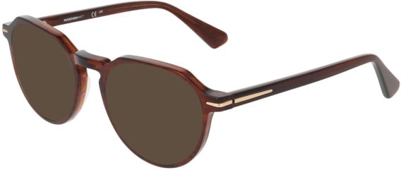 Marchon NYC M-8519 sunglasses in Dark Brown Horn