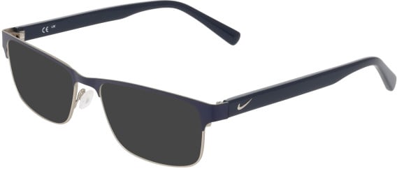 NIKE 1002C-50 sunglasses in Matte Midnight Navy/Silver