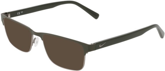 NIKE 1002Y-54 sunglasses in Matte Cargo Khaki/Gunmetal