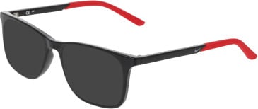 NIKE 5071 sunglasses in Black/University Red