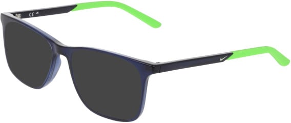 NIKE 5071 sunglasses in Midnight Navy/Scream Green