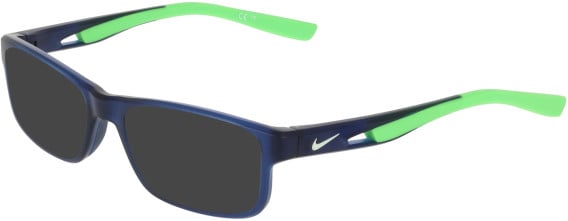 NIKE 5102 sunglasses in Matte Midnight Navy/Green