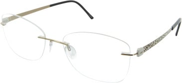 Silhouette 4545 20 glasses in Gold/ Black And White