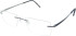 Silhouette 5529 FG glasses in Blue/Silver