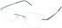 Silhouette 5529 HS glasses in Aqua Blue
