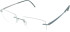 Silhouette 5529 HS glasses in Blue Grey/Silver