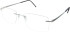 Silhouette 5529 LC glasses in Silver/Black