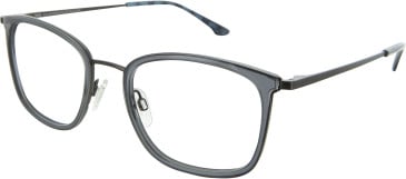 William Morris BROTHER RABBIT glasses in Gunmetal/Transparent Blue