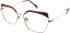 William Morris Jasmine glasses in Gold/Red