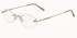 Jaeger 228 Glasses in Gold/Brown