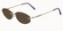 Jaeger 228 Sunglasses in Gold/Violet