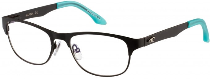O'Neill ALANA Glasses in Matte Black/Matte Crystal Aqua
