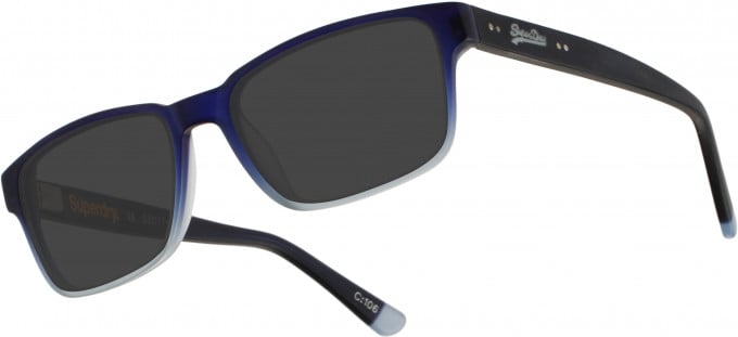 Superdry SDO-PATTON Sunglasses in Matte Navy Fade