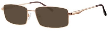 Visage Large Metal Ready-Made Reading Sunglasses