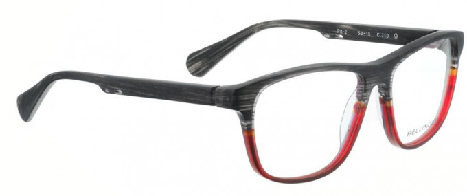 Bellinger PIT-2-710 Glasses in Matt Grey/Red Pattern