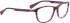Bellinger TRICAB-160 Glasses in Red/Purple Pattern