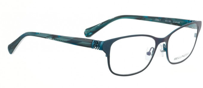 Bellinger RIBS-1-4149 Glasses in Metallic Blue/Ocean