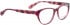 Bellinger AMANDA-607 Glasses in Purple Pattern