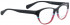 Bellinger AMANDA-914 Glasses in Black/Red Pattern